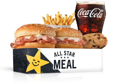 Hardee's menu prices $5 dollar box - Hardee's $5 Dollar Hot Ham and Cheese All Star Meal ReviewTwo regular Hot Ham ‘N’ Cheese sandwiches, fries, small drink and a fresh-baked chocolate chip cook...